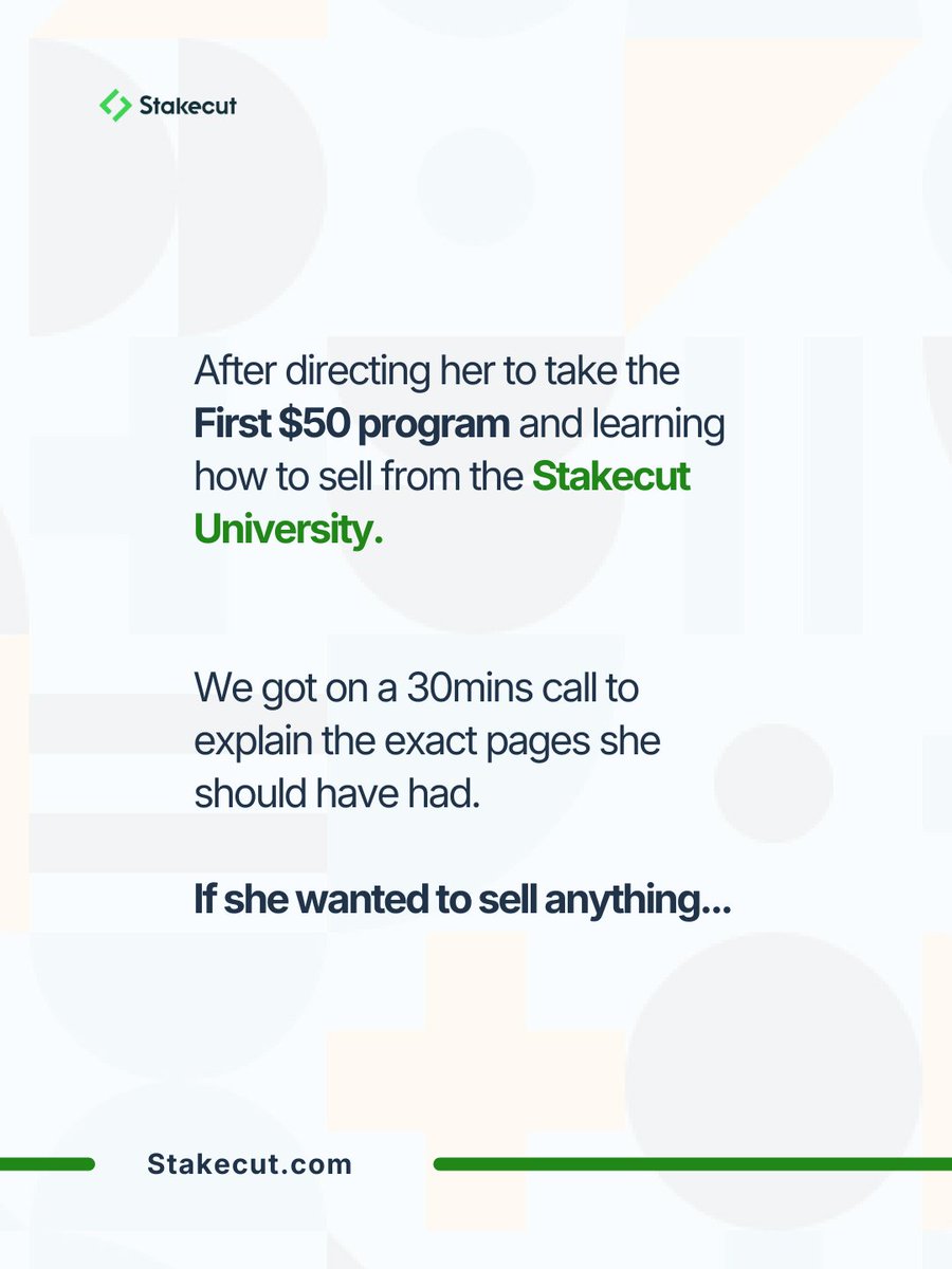 Stakecut tweet media