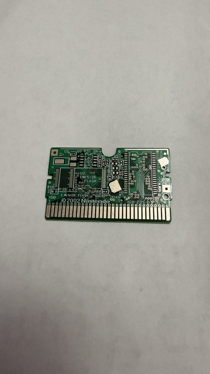 pocketmodz's tweet photo. Wanted to have a batch of these gba replacement pcbs for customers in need of repairs for gba Pokemon carts. Was excited to have these on hand being a 1:1 copy of the original. But #retrosix totally failed on this how can you claim selling a 1:1 copy when it isn’t true!? 😡 https://t.co/tgzhWYFHFj