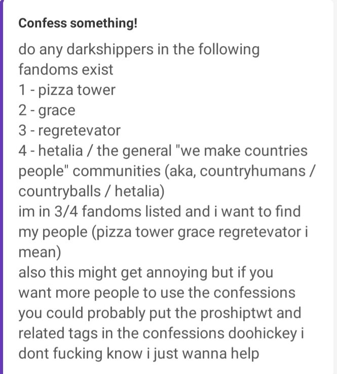 ♤Proshiptwt Confessions♤ tweet media