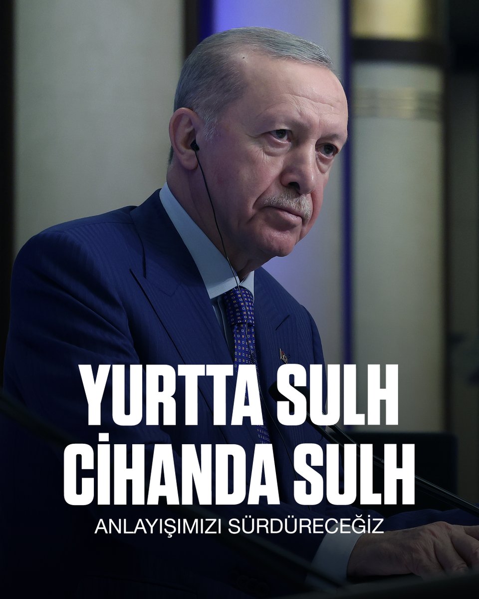 Cumhuriyetimizin banisi Gazi Mustafa Kemal Atatürk’ten miras kalan “yurtta sulh, cihanda sulh” ilkesini proaktif, atılgan ve girişimci bir anlayışla yoğurarak dış politikamızın odağında tutmayı sürdüreceğiz.