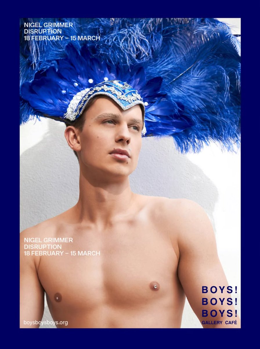 queerarthub's tweet photo. 👀ON VIEW TILL SUNDAY:

A new exhibition ‘Disruption’ at BOYS! BOYS! BOYS! @boysgallerycafelondon showcases Nigel Grimmer’s @nigel_grimmer_artist series Analogue Disruptions, Collaborative Disruptions, and Material Disruptions. 

#queerart #queerexhibition #supportqueerartists https://t.co/EdHmz3S9b1
