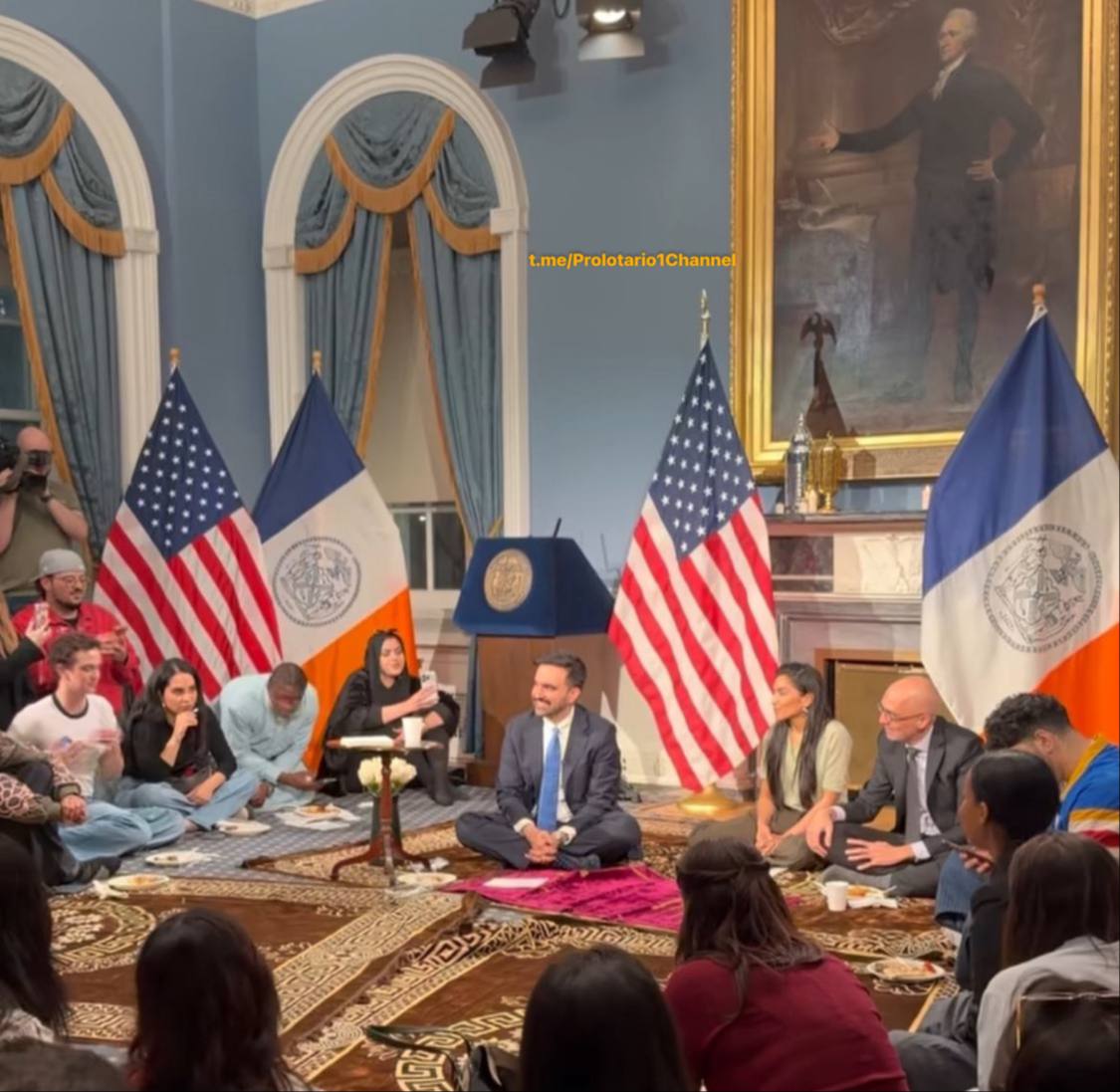 Imagine telling someone on 9/12 that this is how NY City Hall will look in 2026…