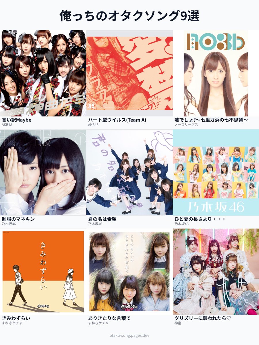 K0mmR's tweet photo. はい、これが1人の人間の人生を清��しい程に破壊した楽曲たちです(褒) https://t.co/nzzQEQg42y