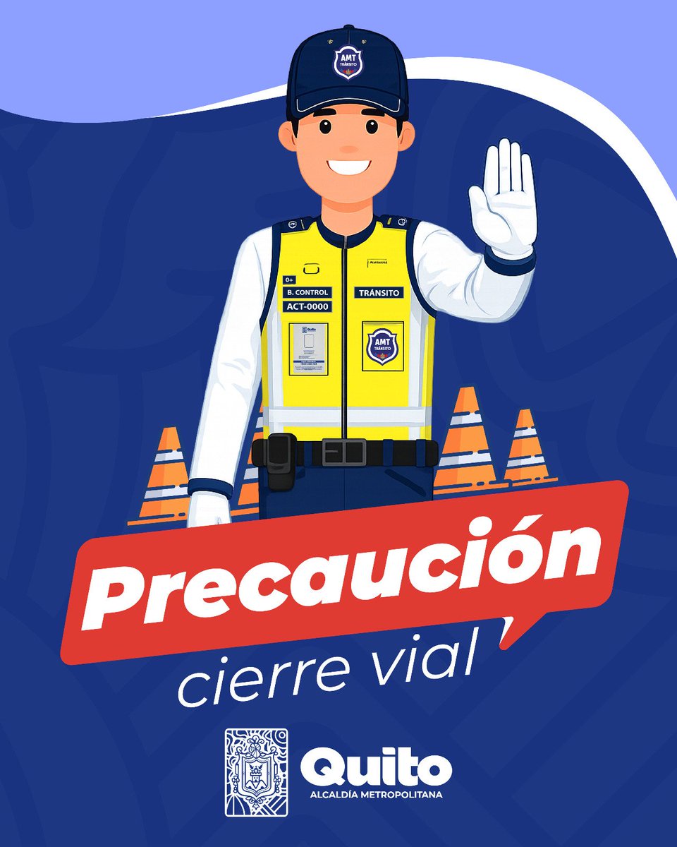 AMT_Quito's tweet photo. 🚨#CierreVialQuito | ¡Por deslizamiento de tierra!

📍Sector: Universidad Internacional
🛣️ Dirección: av. Simón Bolívar 
🚧 Cierre: carril derecho 
🔄 Sentido: norte-sur

⚠️ Conduce con precaución https://t.co/MF3CjGnVKv