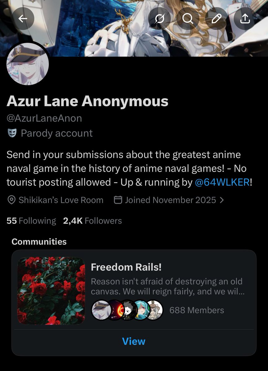 Azur Lane Anonymous tweet media