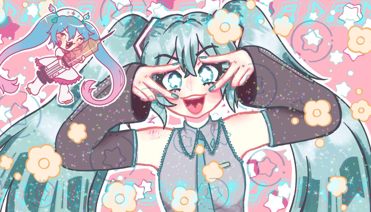 Littlecat_Art's tweet photo. #hatsunemiku #Vocaloid https://t.co/8HuaF0pWp4