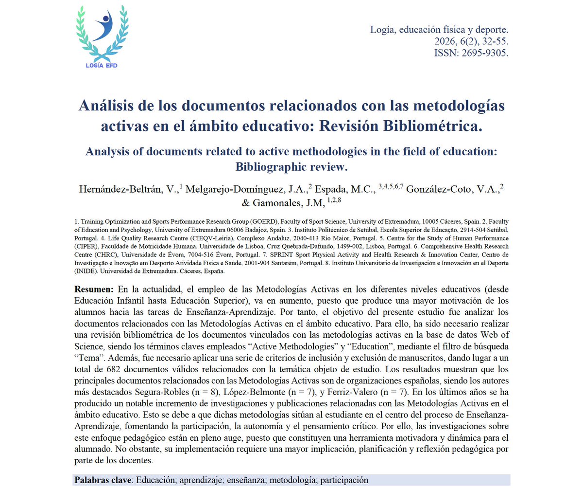 Logía, educación física y deporte. tweet media
