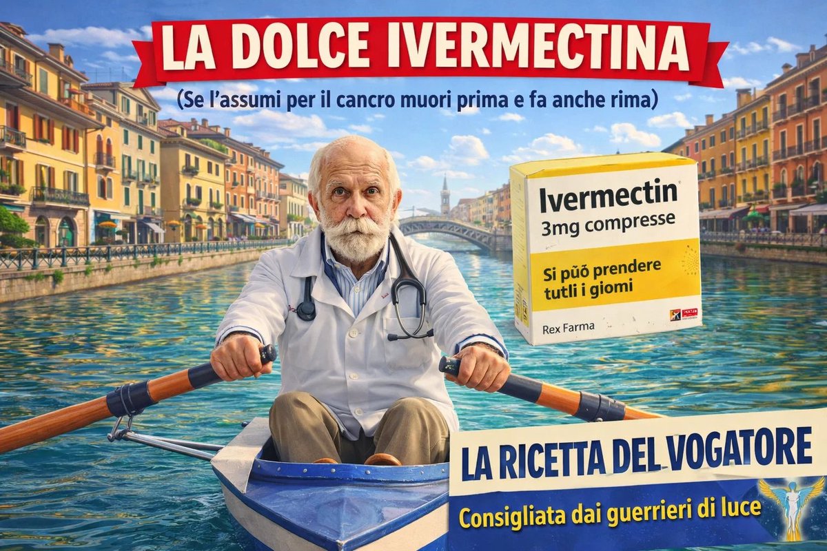 AlanPanassiti's tweet image. In tutte le ricette #novax
La dolce "Ivermectina"