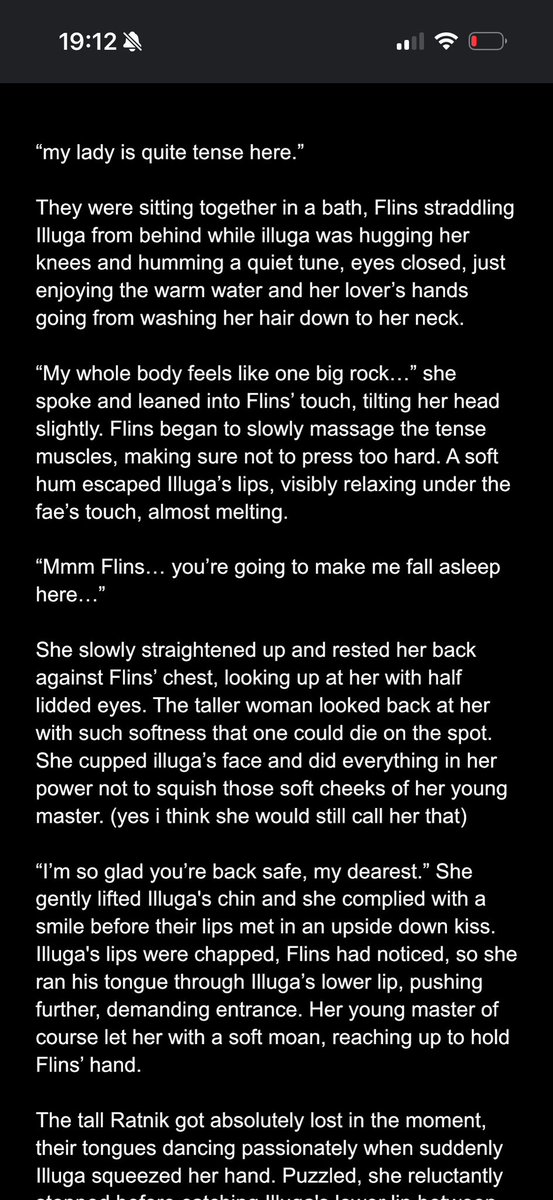 maikol_with_a_c's tweet photo. some bullshit i was writing on da bus when i came up with an au where illuga comes back from an expedition and flins is HUNGRYYY rest in the replies ouugh https://t.co/3pb2d89v9u