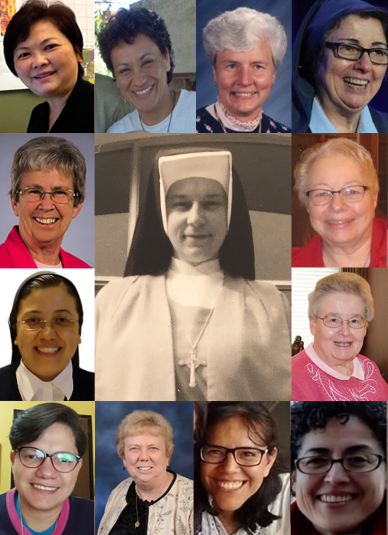 VLCFF's tweet photo. It's #NationalCatholicSistersWeek! ✝️👩Let's remember all those women religious who've helped lead, facilitate, &amp; design e-courses for the VLCFF (some not pictured). These women have contributed to our Catholic, Marianist mission w/ dedication &amp; service to the global Church!🙏⛪️ https://t.co/AUAw80qGkF