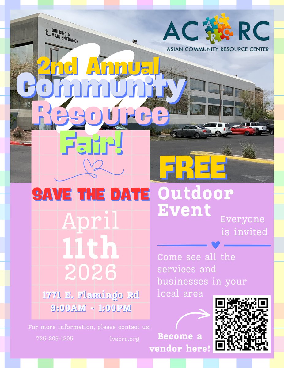 LVACRC's tweet photo. Join us for our upcoming Community Resource Fair! 🌟

Connect with local organizations, discover helpful services, and enjoy a day of community and support. Everyone is welcome!

Interested in being a vendor? 
https://t.co/HsWp2a1x2L https://t.co/sdBH0g9seW