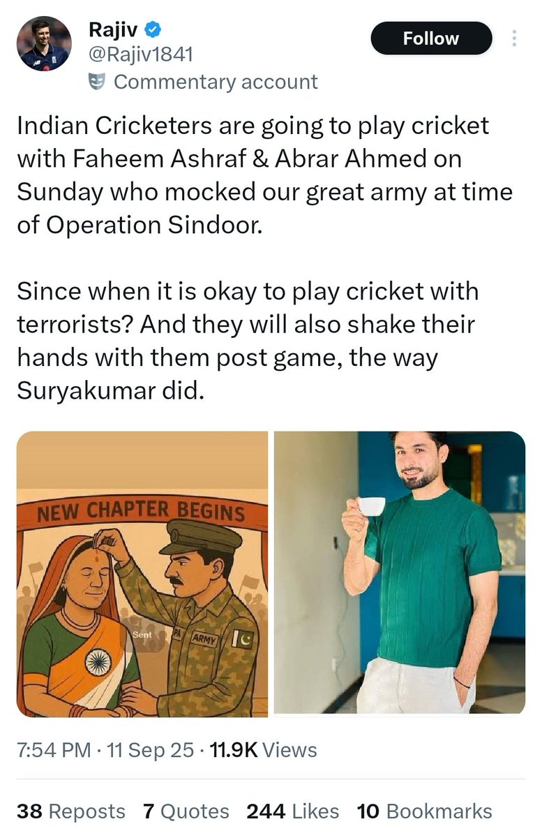 Kavya Maran bought Abrar in £190,000 (aprrox. double of his base price), at least 10% of this amount (PKR 70 lacs) wud got to Pak govt, &amp; a fraction of that will be used to finance terrorism in India, to martyr our soldiers in Kashmir. #ShameonYouKavyaMaran #BoycottSRH