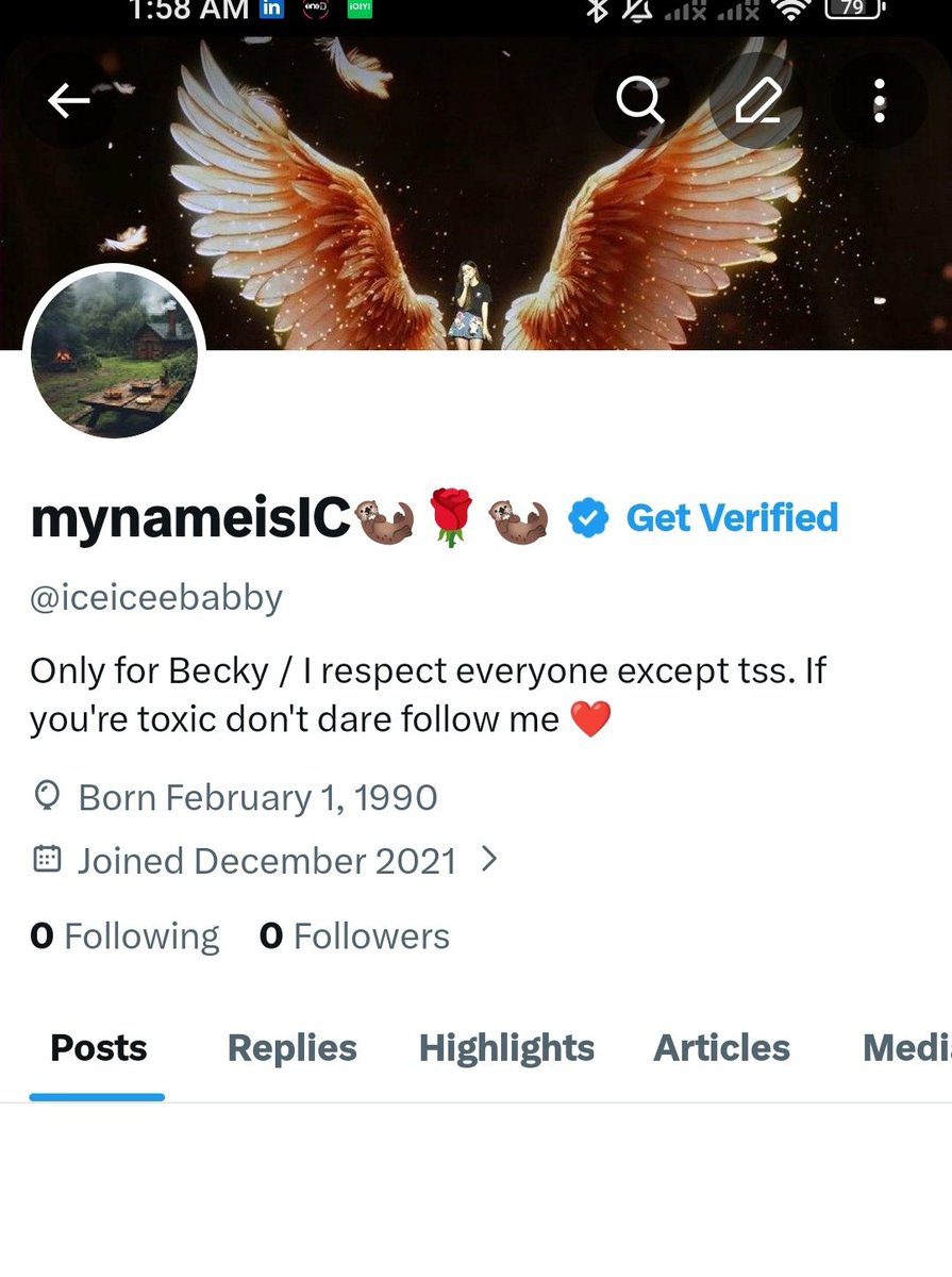 burnwdU's tweet photo. My main account got suspended 🥴pls follow my back up ❤️

Aray mo ka @Elon 😒

#beckysangels https://t.co/tP8vJIi9Uv