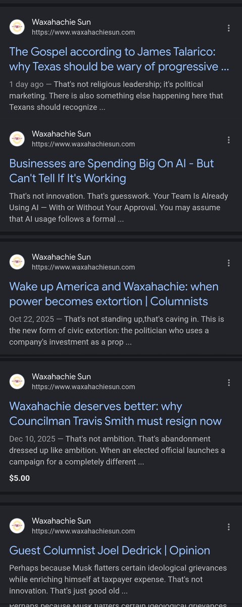 awlakers's tweet photo. @WaxSun That's not from the @waxsun. That's @OpenAI.

Hey Scott! Feel free to block here too if you want me to share this with 150k Talarico supporters.

They'd also get a kick out of some cuck cosplaying as a reporter using @ChatGPTapp instead of being an actual journalist. https://t.co/h3SWaLvImR