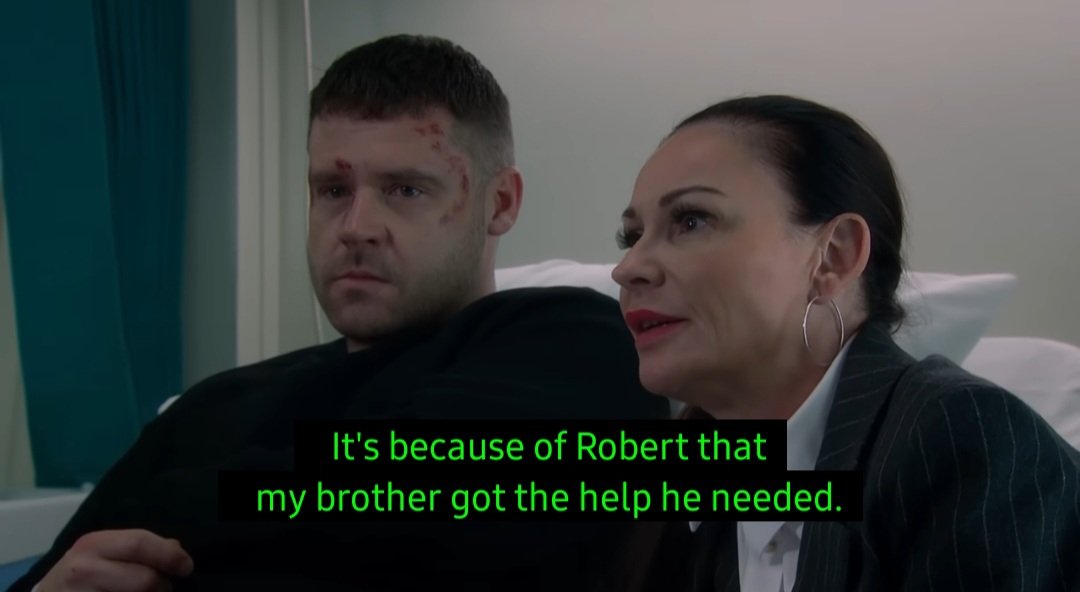 Louiseee2012's tweet image. Chas and Robert's relationship giving me whiplash since the beginning of time #Robron