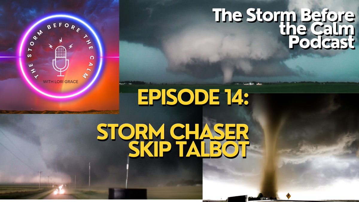 The Storm Before the Calm podcast interview with <a href="/SkipTalbot/">Skip Talbot</a> is now streaming everywhere! Skip shares from the heart about some of his wildest chases, his biggest career setbacks, and essential advice to newer chasers.Thanks to Skip for such an open and honest convo. Links below: