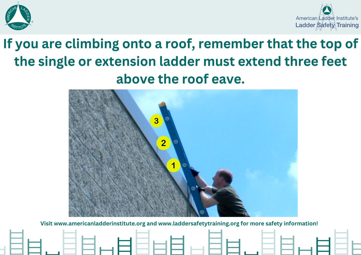 Ladder Safety Month tweet media