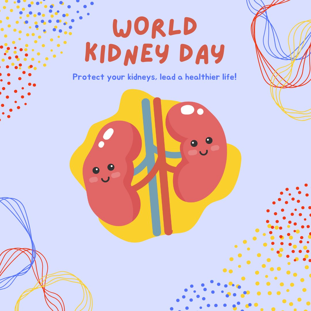 World Kidney Day highlights the importance of kidney health and early detection! We stand with everyone managing kidney disease and related conditions and awareness supports better care. 

#WorldKidneyDay #KidneyHealth #ChronicIllness