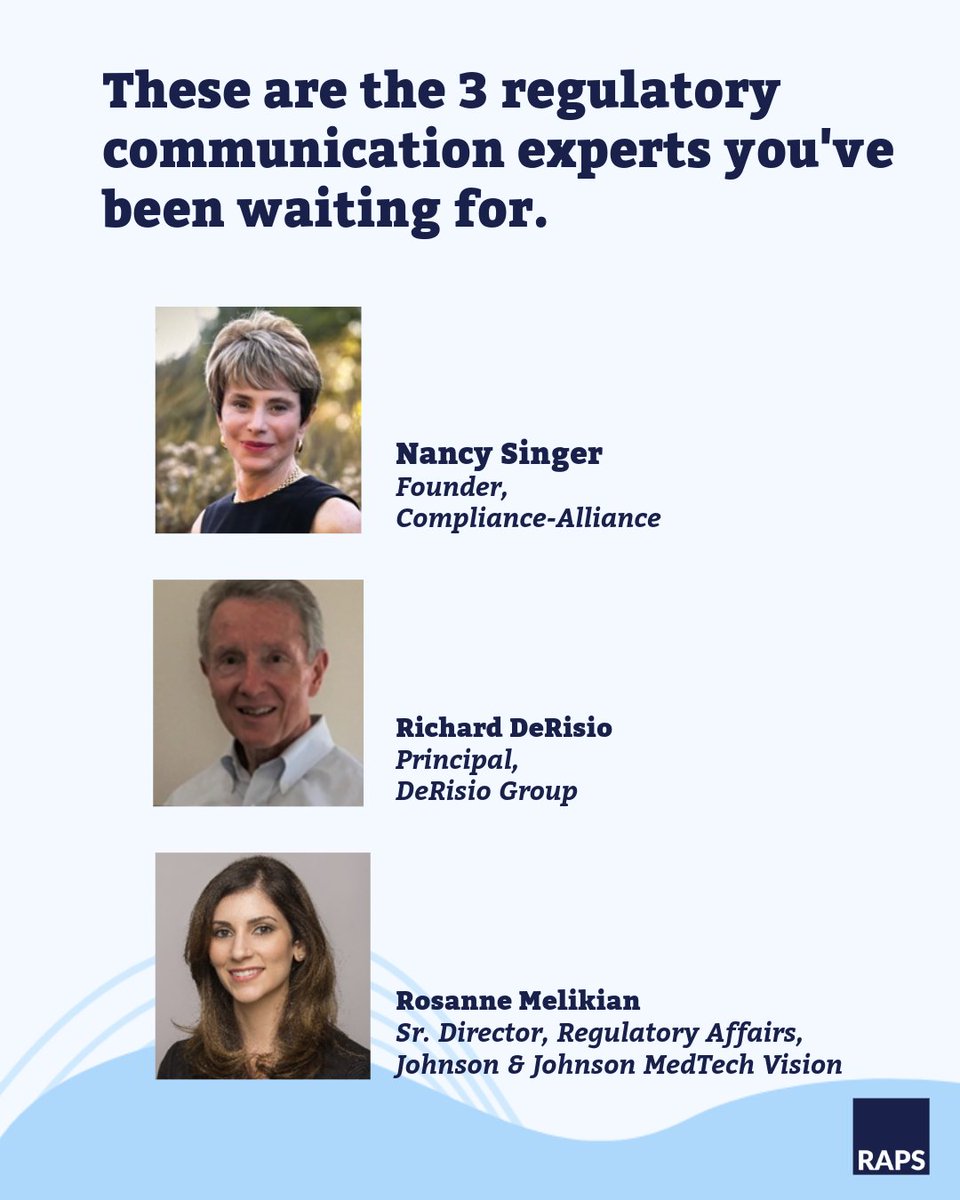 Regulatory Affairs Professionals Society tweet media