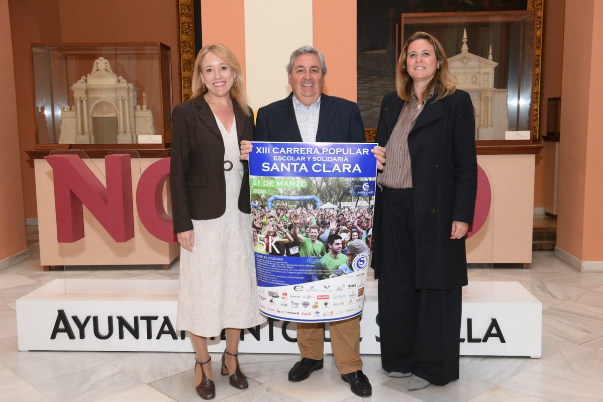 IMDSevilla's tweet photo. La Carrera Popular, Escolar y Solidaria Santa Clara alcanza su 13ª edición.

Se caracteriza por el buen ambiente y el espíritu de solidaridad de los participantes.

Este año se celebra el 21 de marzo y ya puedes inscribirte en https://t.co/6THhwNHI7i https://t.co/dzjN5TVOGa