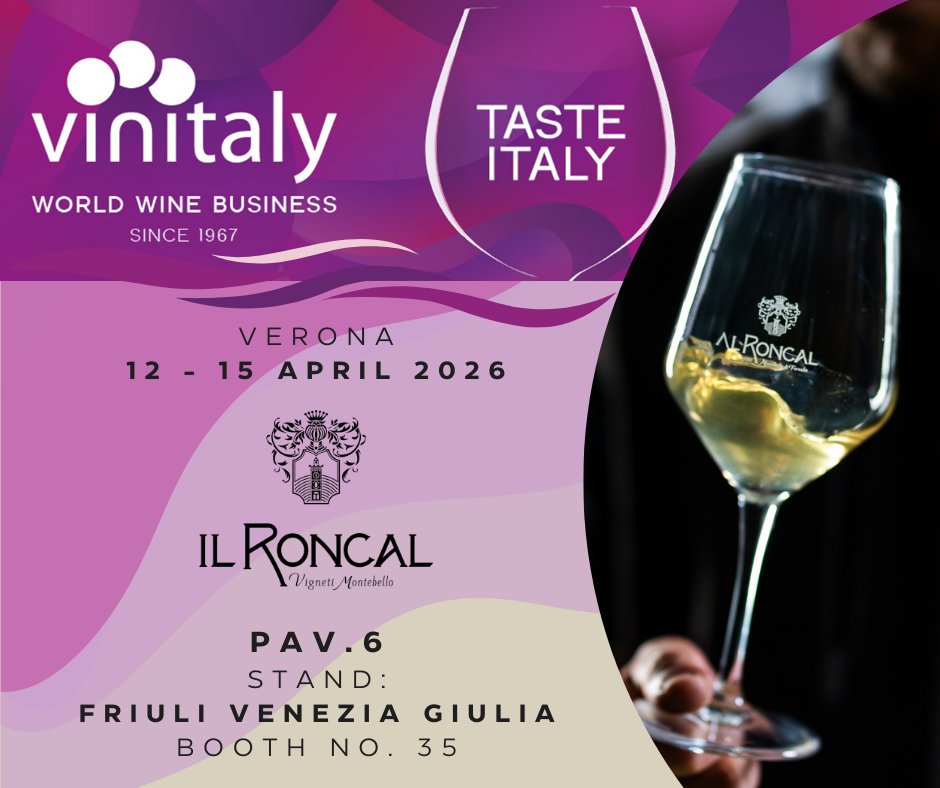 il_roncal's tweet photo. #IlRoncal at #VINITALY 2026 - 12/15 April
Find us at
📍 Pad. 6 – Stand Friuli Venezia Giulia, n.35
#friulano #schioppettino #vinitaly2026 #pignolo #ribollagialla #friuli #colliorientali https://t.co/Ozyo1KC1M7