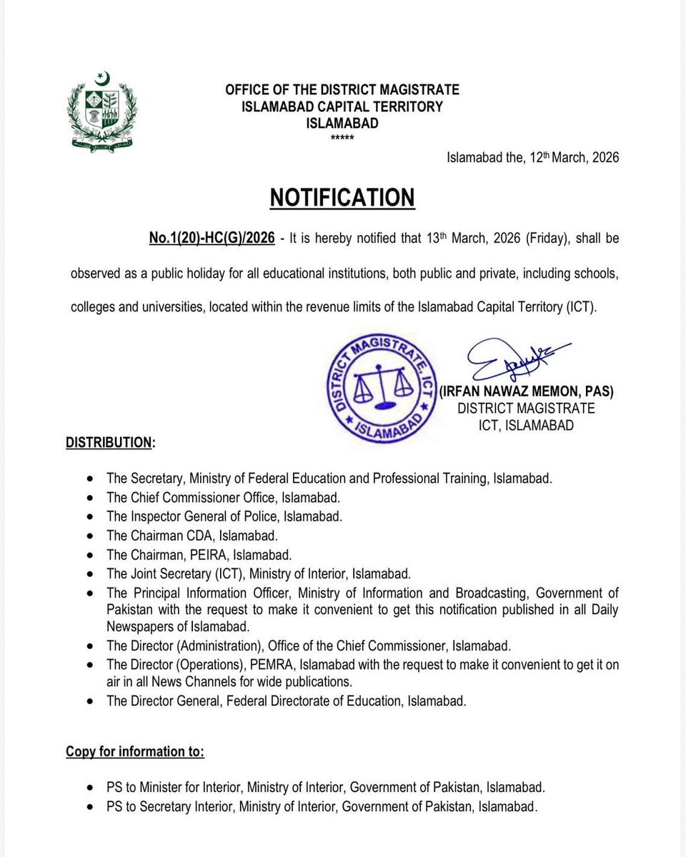 Islamabad Updates tweet media