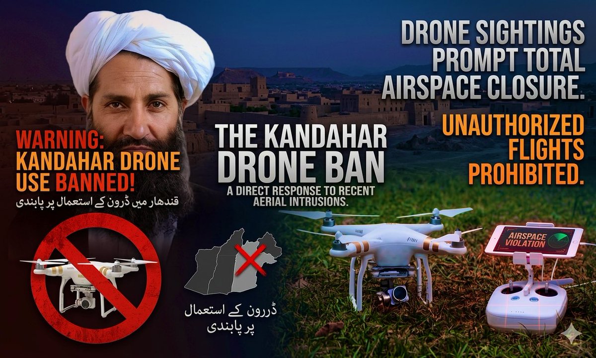 Kandahar Bans Drone Use After Sightings of Pakistani Drones