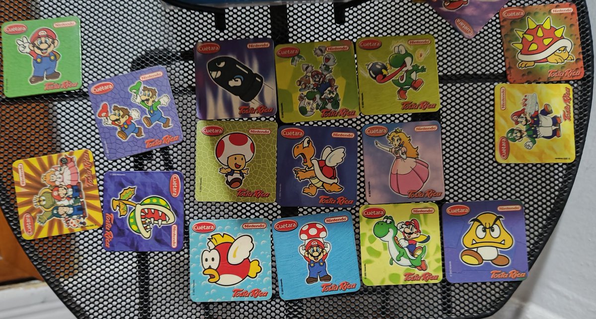 Promoción de #TostaRica con #Nintendo
Imanes variados, de los típicos que se ponen en las neveras 😄
#Retro