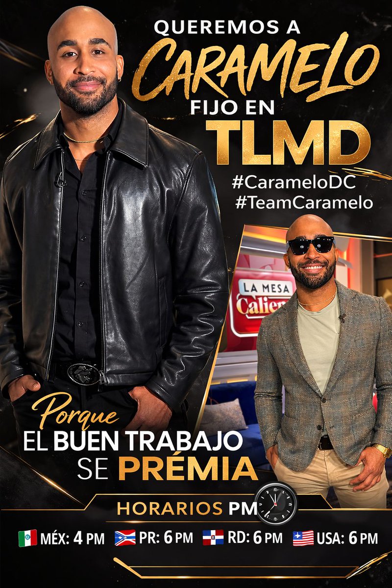 lashakyb's tweet photo. Activense mi gente. A darle duro a esa tendencia. A demostrar por que somo loa reyes.

QUEREMOS A CARAMELO FIJO EN TLMD
#CarameloDC
#TeamCaramelo https://t.co/basALrybMl