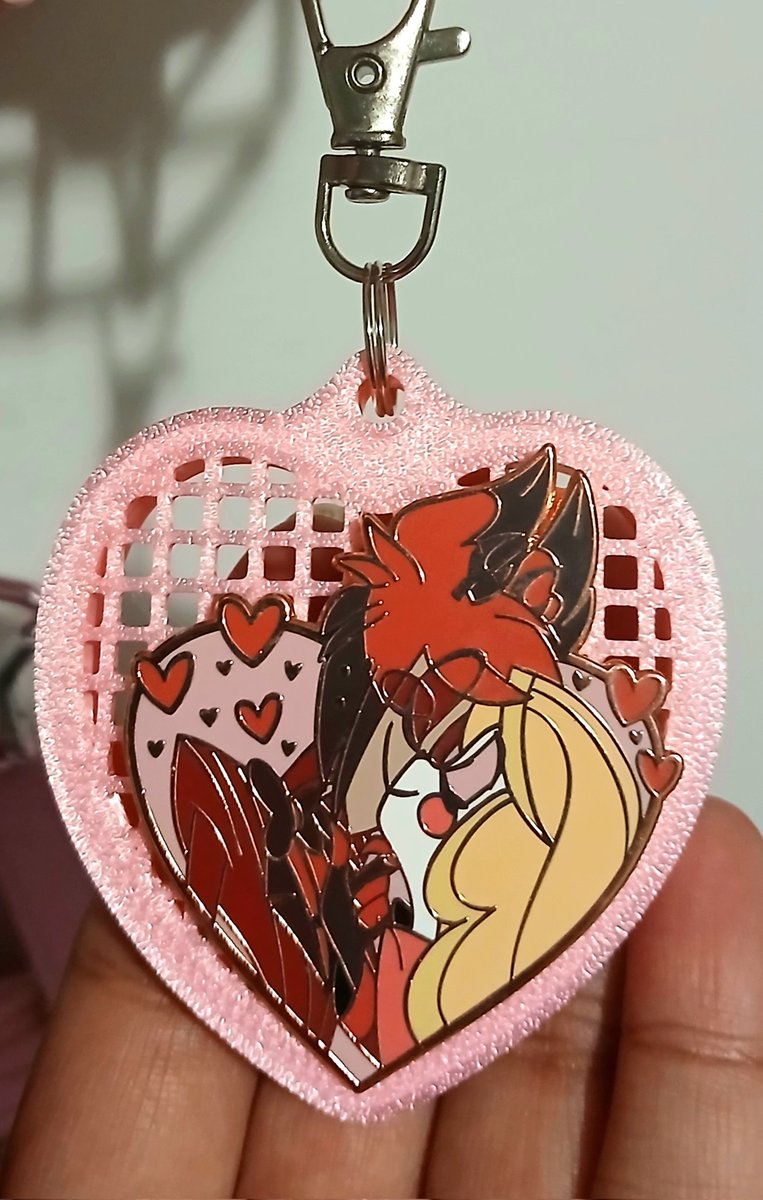 gallapple90's tweet photo. Thank you @HazbinShipShop for #THE charlastor pin I've always wanted 💖💗 https://t.co/AuhdgFB2w0
