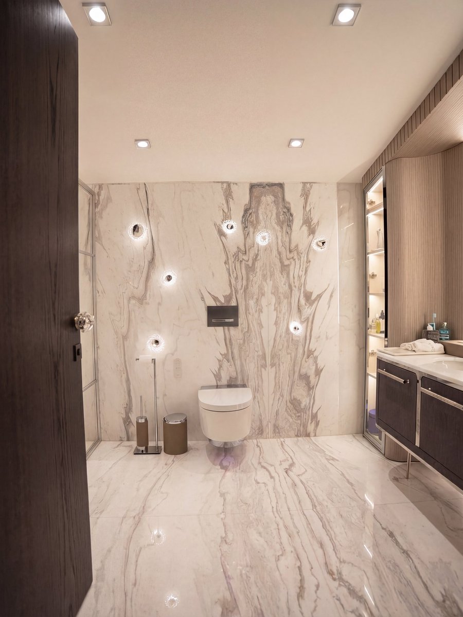 safakcak's tweet image. ⭐️ Penthouse bathroom #bathroom #interiordesign #safakcak