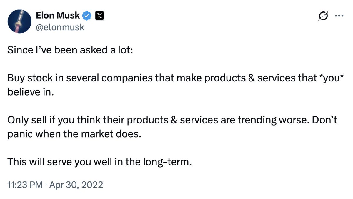 The only investment advice you need to become a Teslanaire