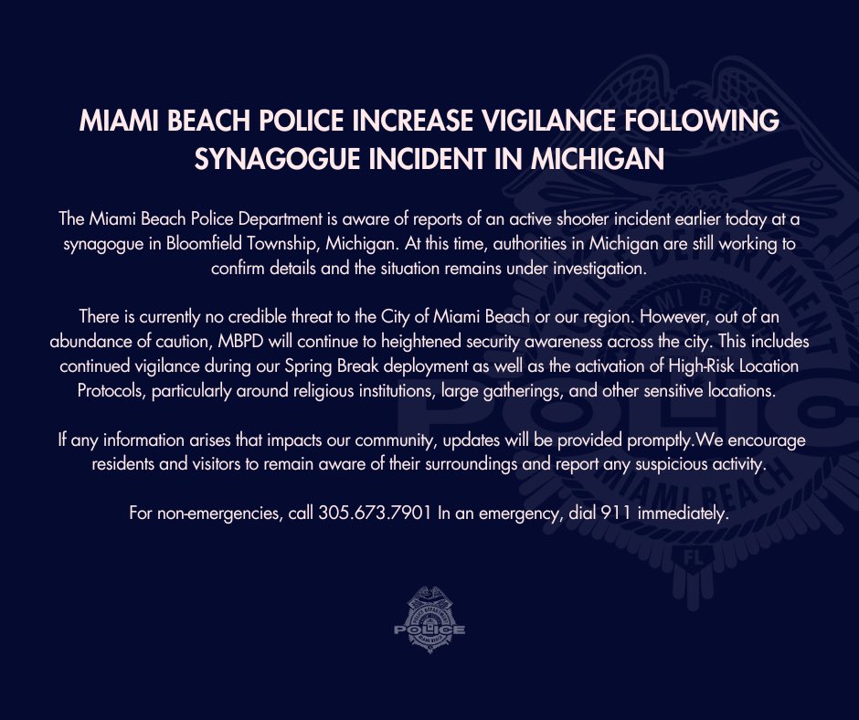 Miami Beach Police tweet media