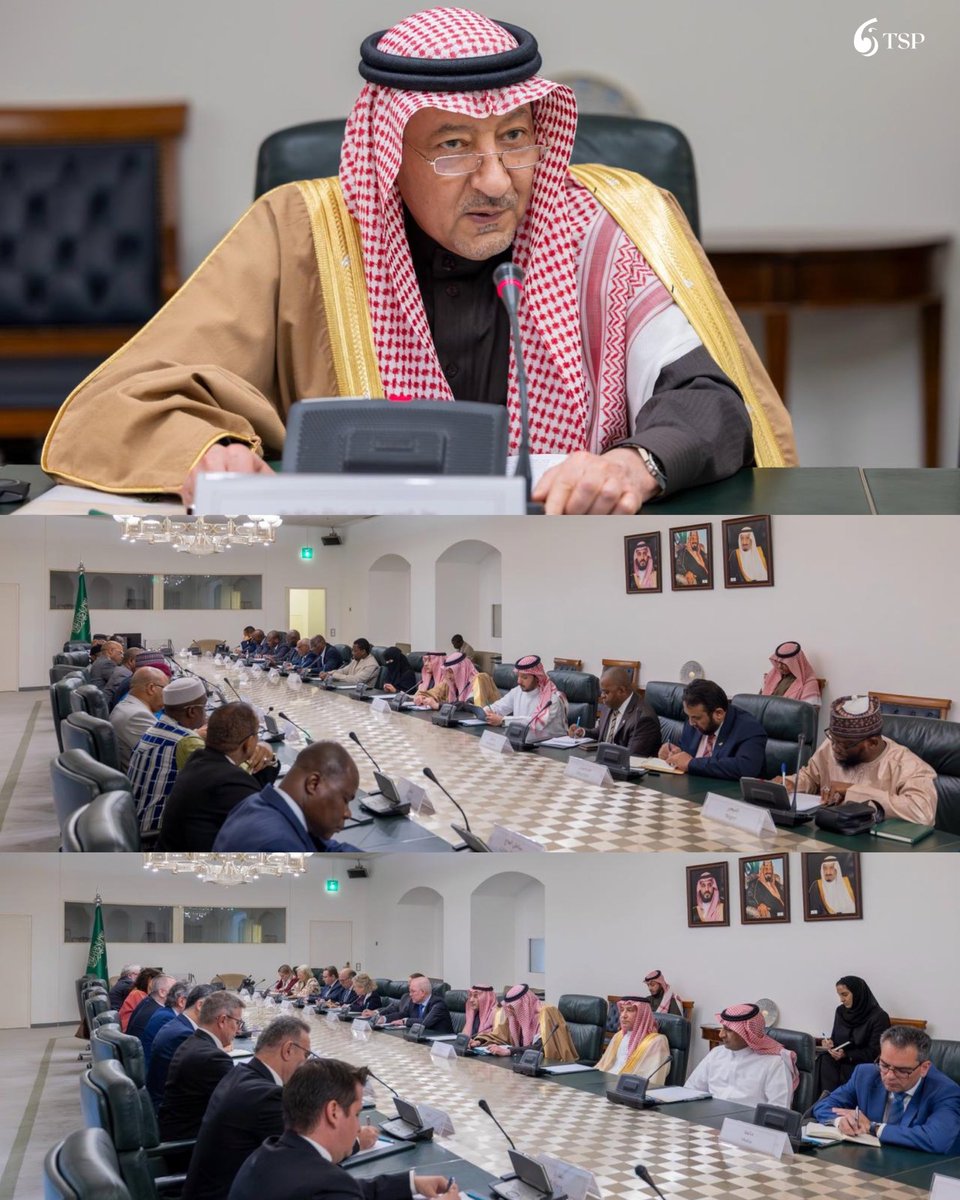 اجتماعات نائب وزير الخارجية السعودي مع سفراء أوروبا وأفريقيا