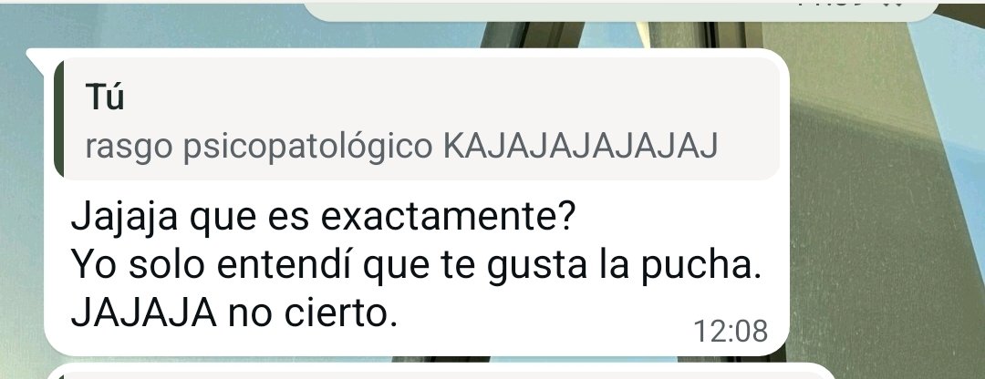 mi primo está "analizando" mi prueba proyectiva y me salió con esto AJAJAJJAJAJAJAJAJAAJ