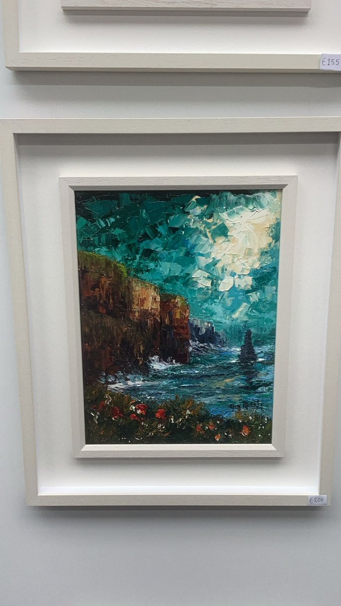 DubArtClass's tweet image. Cliffs Of Moher - Artist Mary McCarthy - €200 . Contact info@dublinartclasses.com #ArtLovers #Irishart #cliffsofmoher #irishlandscapes #travelireland