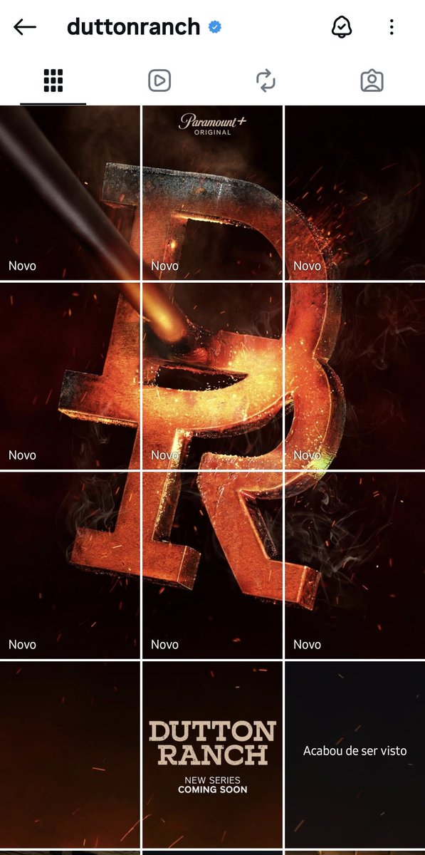 YellowstoneBRA's tweet image. Mosaico completo no Instagram de #DuttonRanch