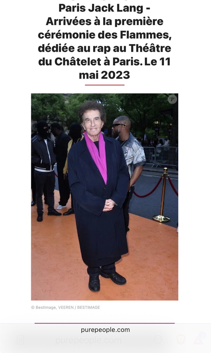 111a12io's tweet image. Suite à l’apparition de Jack Lang à la cérémonie des Flammes, les organisateurs s’étaient défendus de l’avoir invité, affirmant que l’ancien ministre s’était rendu de lui-même à l’événement.

Extrait vidéo dans le tweet cité ci-dessous. 

🔎 #JackLang #LesFlammes #Paris #France