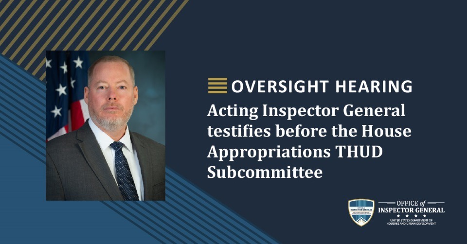 HUD Office of Inspector General tweet media