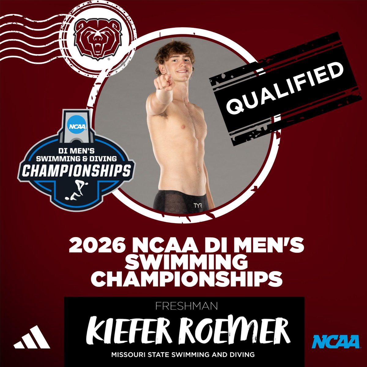 Missouri State Swimming & Diving tweet media