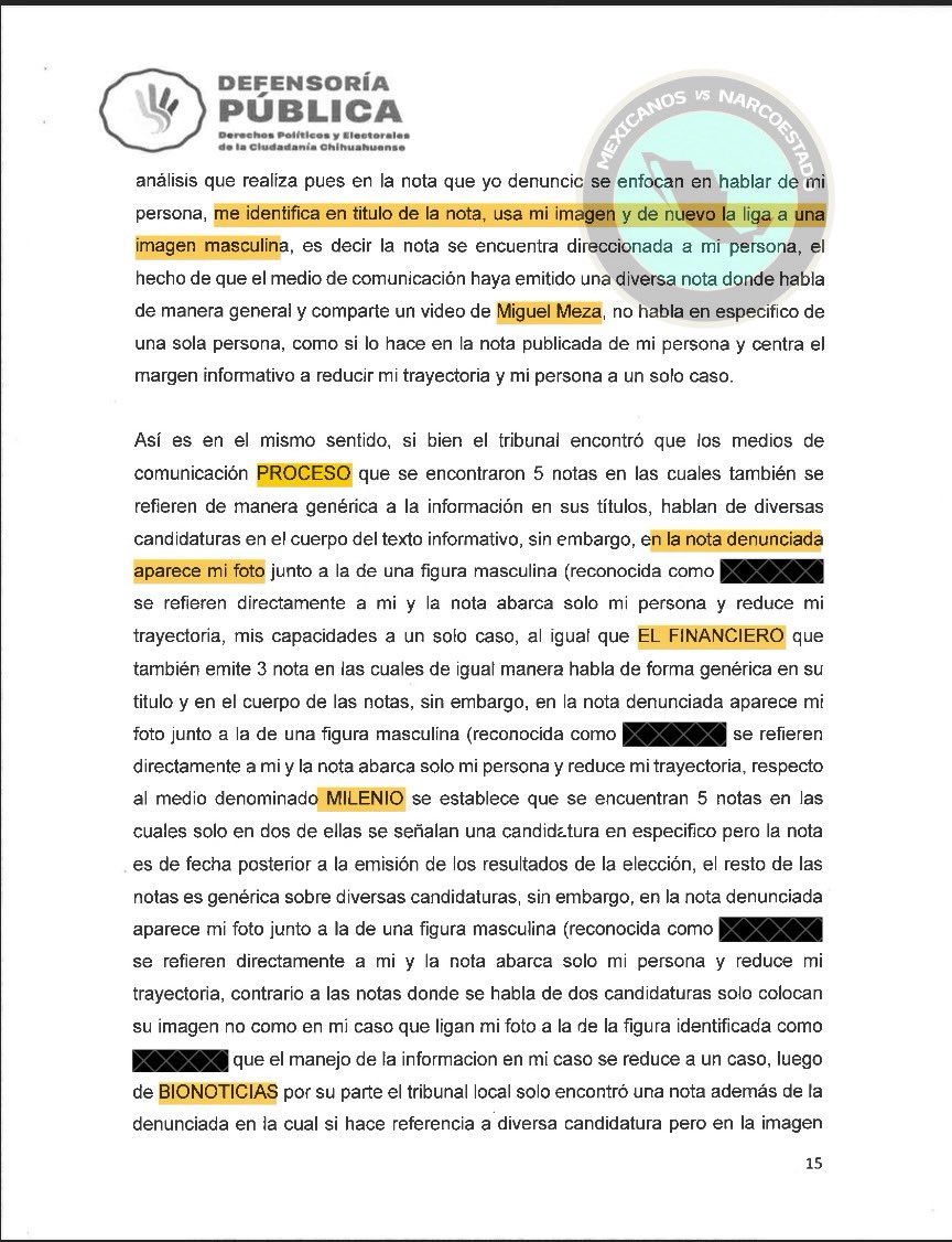 Día 4 sin pedir disculpas.

La exabogada de El Chapo no se quedó contenta con la sanción en mi contra:

Ahora exige al <a href="/TEPJF_informa/">Tribunal Electoral del PJF</a> que sancione a 9 medios nacionales, locales e internacionales: 

- PROCESO <a href="/proceso/">Proceso</a> 
- Milenio <a href="/Milenio/">Milenio</a> 
- El Financiero <a href="/ElFinanciero_Mx/">El Financiero</a> 
- MSN