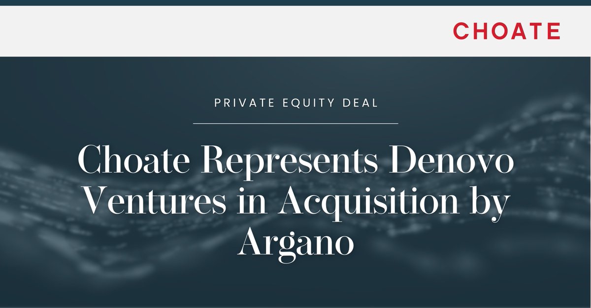 Choate LLP tweet media