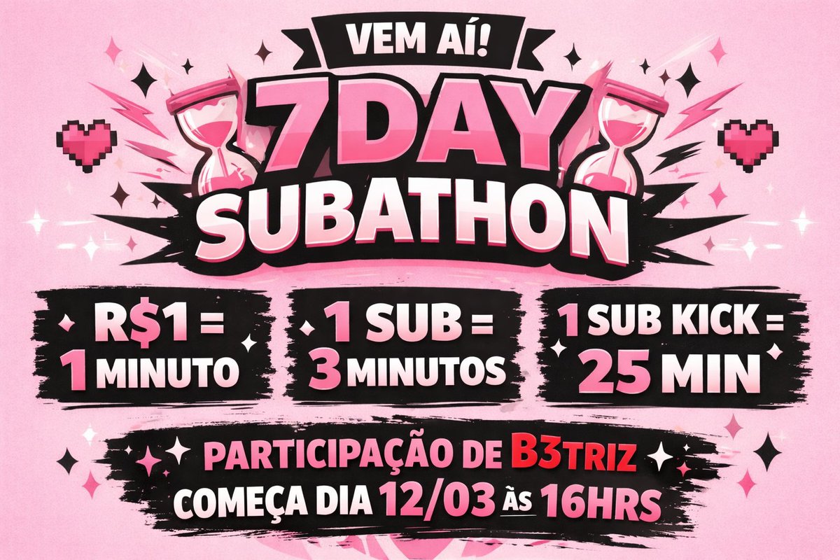 É hoje que começa!!