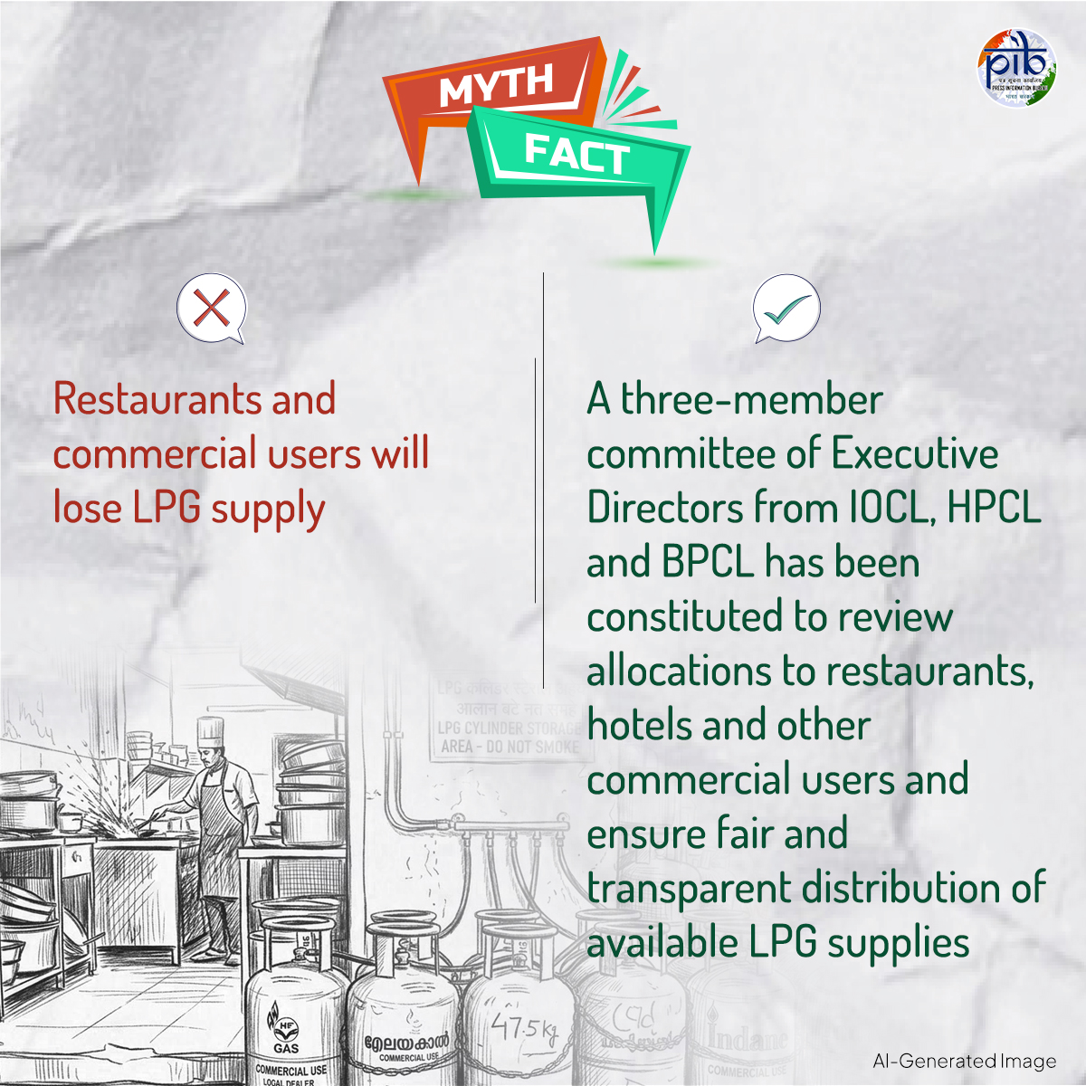 PIBChandigarh's tweet image. Several claims are circulating regarding India’s crude oil supply amid the West Asia situation. Here are the Myth vs Fact clarifications based on verified information. ⬇️

#MythVsFact #EnergySecurity #CrudeOil #IndiaEnergy #FactCheck #EnergyUpdate #WestAsia  #PIBFactCheck