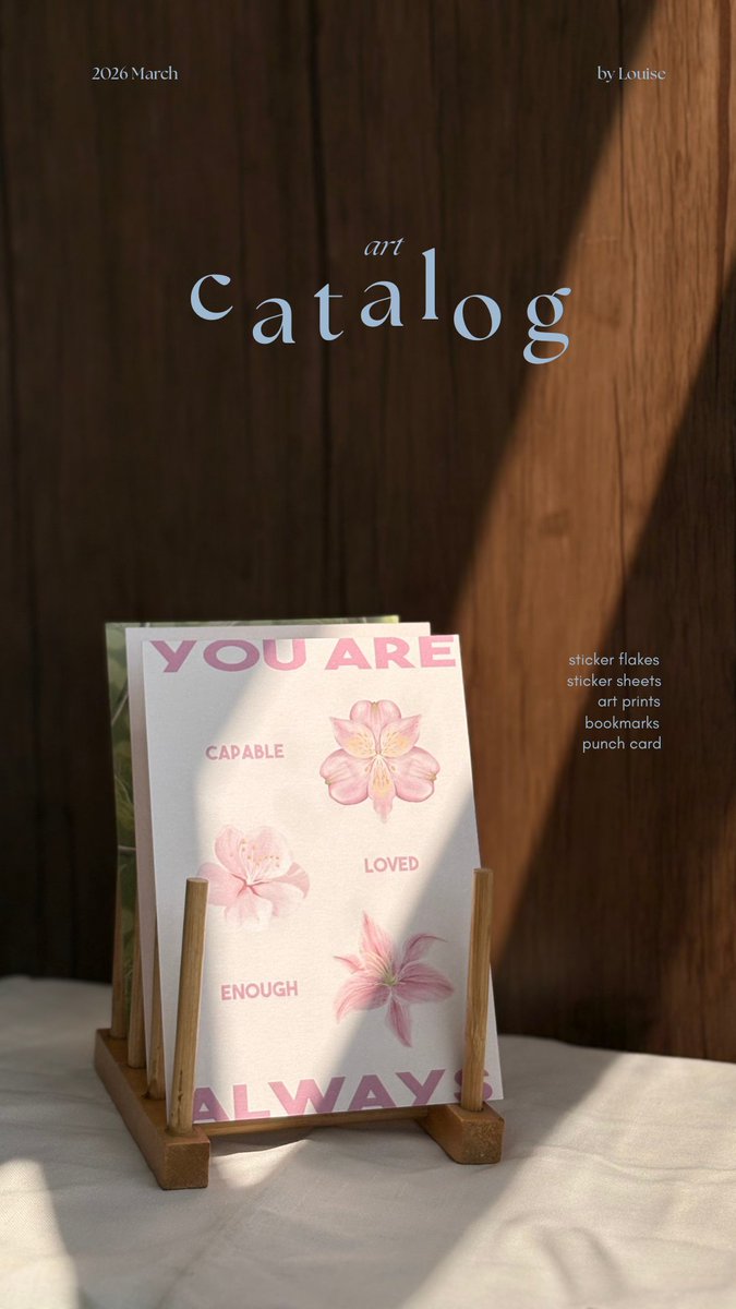 _aracreates's tweet photo. 1/2 Hiiii. so excited to be sharing with ü our first art catalog ✿

~ of florals and skies , beautiful things we love 

dm to order. ˚ ༘◛⋆｡˚
PSA: our 🍊 will be back soon! 
(๑>؂•̀๑)ᕗ
.
.
.
.
.
#digitalart #illustrator #artistsupportartists #shopsmall #selfempowerment https://t.co/7uJzU9us35