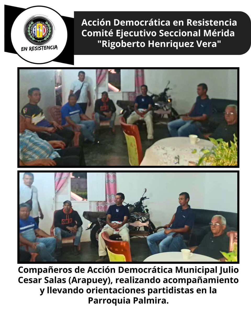 <a href="/PartidoADMerida/">Acción Democrática Mérida</a> junto a las estructuras siempre presentes en cada rincón de la región.