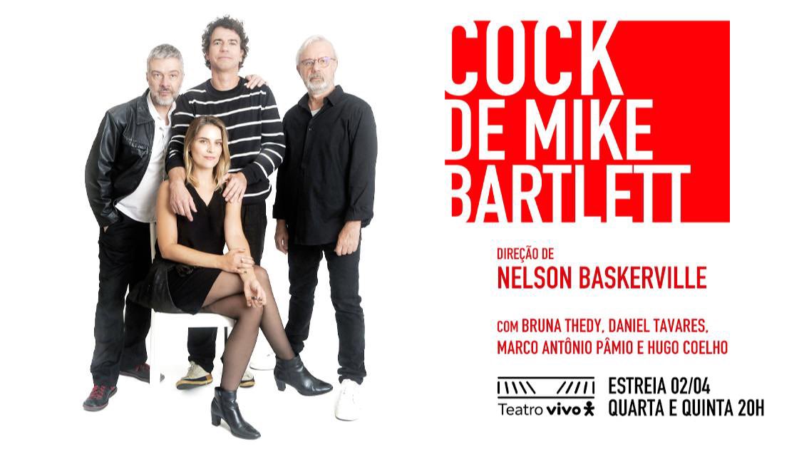 🎭 COCK, de Mike Bartlett, retorna para mais uma temporada, no Teatro Vivo, de Abril a Junho. Marco Antônio Pâmio, Daniel Tavares, Hugo Coelho e Bruna Thedy. A peça mostra o turbilhão de um homem gay que entra em parafuso após ter noite de sexo prazeroso com uma mulher
#teatro