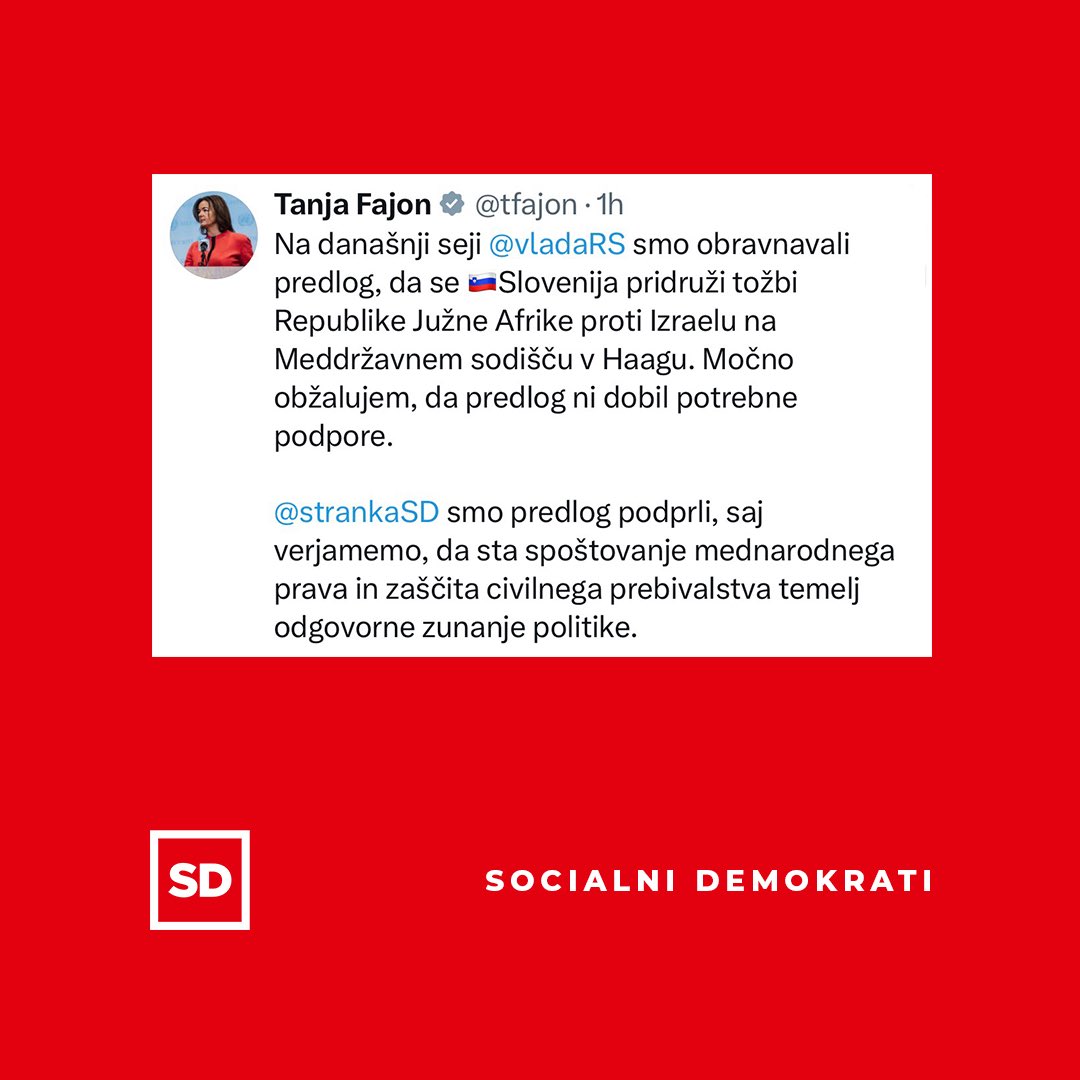Socialni demokrati tweet media