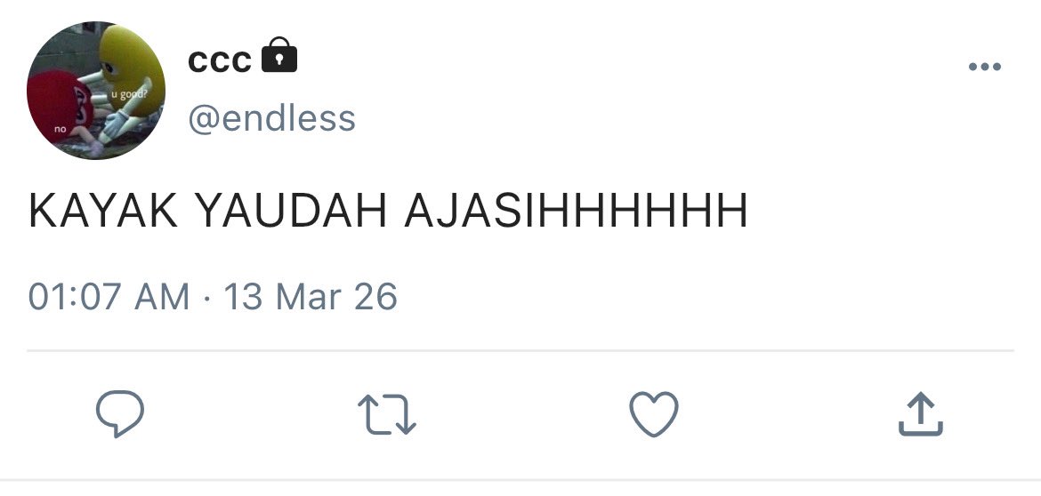 Yaudah Post by zzz on X: yaudah