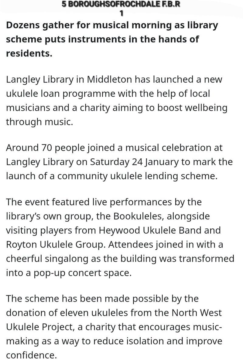 5 BOROUGHSOFROCHDALE F.B.R tweet media